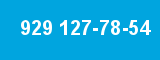 929 127-78-54 929 127-78-54
